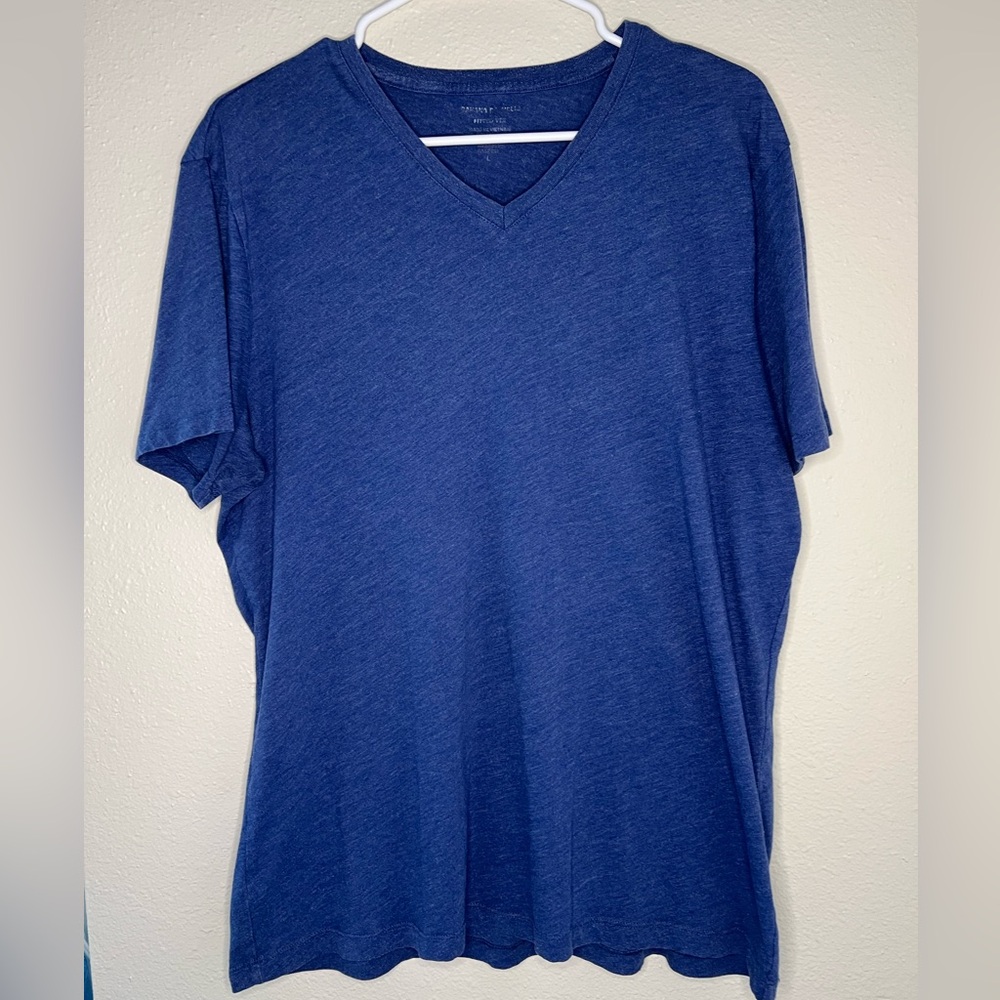 Classic Blue V-Neck Tee